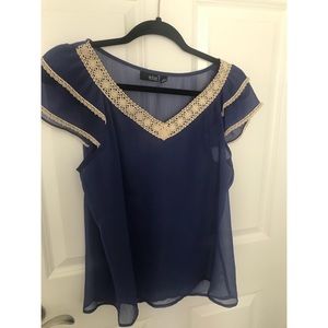 Blue blouse